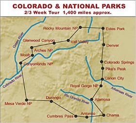 RV Hire United States Tour of Colorado and National Parks