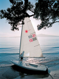 Sailing in morning sun